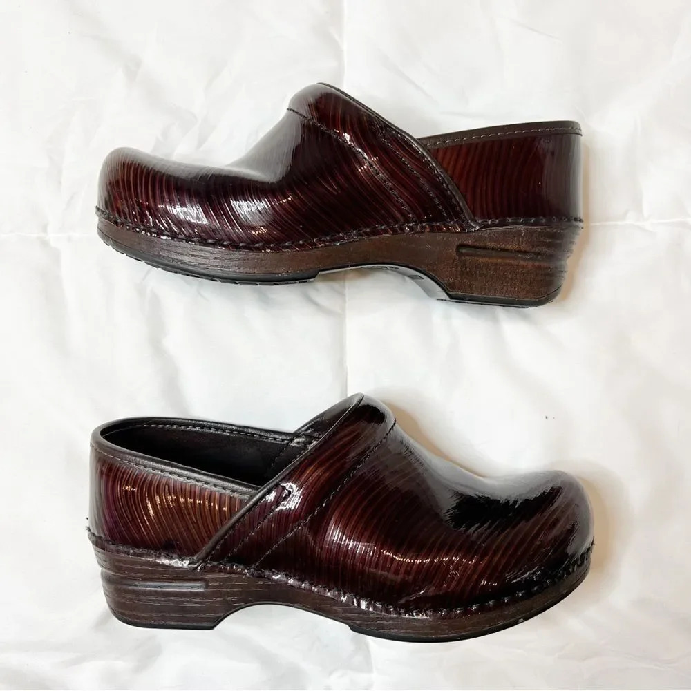 Dansko Abstract Line Print Clog Shoes - image 2